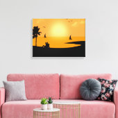 Bergamot Bay Canvas Afdruk (Insitu (Woonkamer))