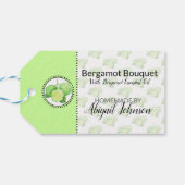 Bergamot Homemade Bad & Body Cadeaulabel (Achterkant Horizontaal)