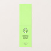 Bergamot Huid- en Lichaamslabel Zelfgemaakt | Gift Kaart (Binnenkant ongevouwen)