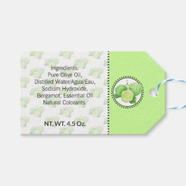 Bergamot Huisgemaakte Bad & Lichaam Cadeaulabel