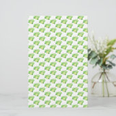 Bergamot Pattern Zeep Packaging | Lijnpapier (Staand voorkant)