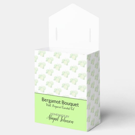 Bergamotcitrus | Zelfgemaakte bad & body box Bedankdoosjes (Geopend)