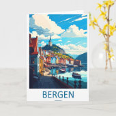 Bergan 1 kaart (Gele Bloem)