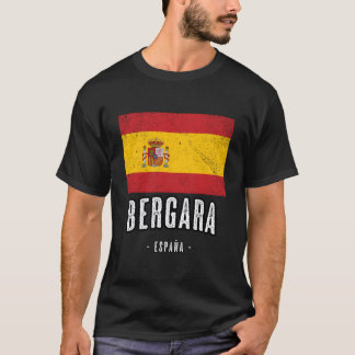 Bergara Spain Es Flag City Bandera Ropa T-shirt