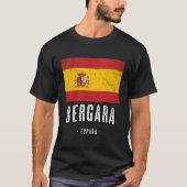 Bergara Spanje Es Vlaggenstad Bandera Ropa T-shirt (Voorkant)