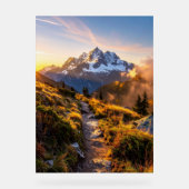 Bergavonturen Zonsopgang Poster (Voorkant)