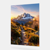 Bergavonturen Zonsopgang Poster (Hoek)