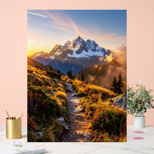Bergavonturen Zonsopgang Poster (Huwelijk)