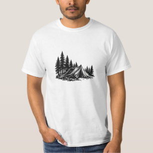 Bergavontuur Kamperen Natuur T-shirt