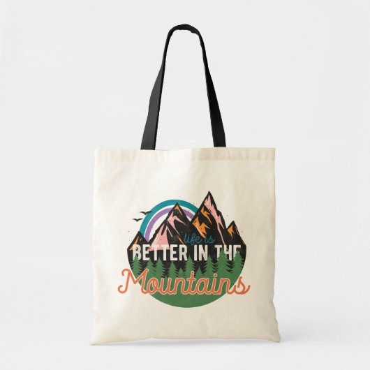bergavontuur tote bag (Voorkant)