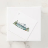 Bergavontuurbruiloft Bedankjes Labels (In situ)