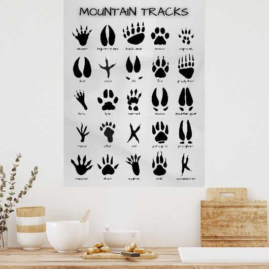 Bergbanen Poster (Keuken)