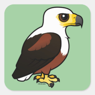 Bergbare Afrikaanse viseagle Vierkante Sticker