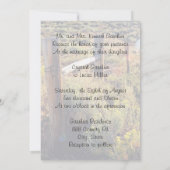 Bergbeemdarm Rustic Wedding Uitnodiging (Achterkant)