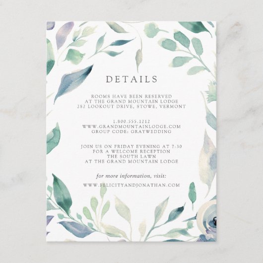 Bergbeemdest Information Kaart (Voorkant)