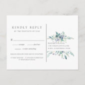 Bergbeemdje RSVP-Briefkaart met keuze uit maaltijd Uitnodiging Briefkaart (Achterkant)