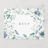 Bergbeemdje RSVP-Briefkaart met keuze uit maaltijd Uitnodiging Briefkaart (Voorkant)