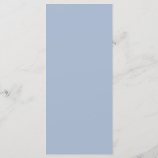 BergbeemdWaterverf Dusty Blue Wedding Menu (Achterkant)