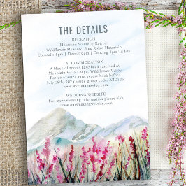 Bergbeemdweide Waterverf Weddenschap - Details Informatiekaartje