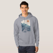 Bergbeer Natuur Landschap Hoodie (Voorkant volledig)