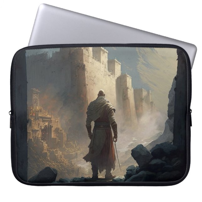 Bergbeestje Laptop Sleeve (Voorkant)