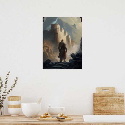 Bergbeestje Poster (Keuken)