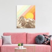 Bergbek 1 | Florent Bodart Canvas Afdruk (Insitu (Woonkamer))