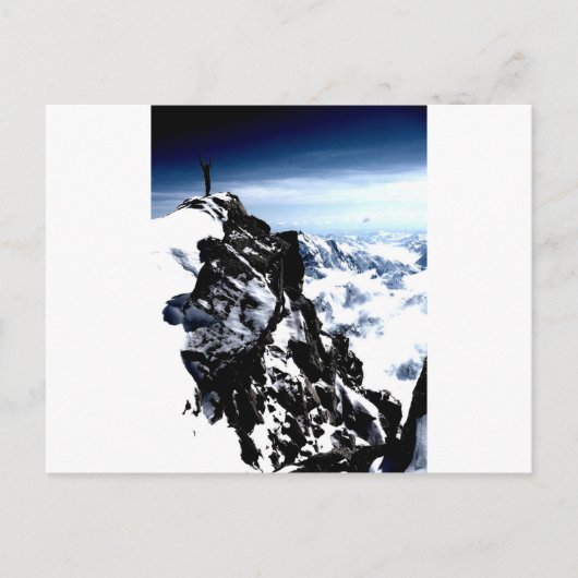 Bergbeker Achievement Snow Briefkaart (Voorkant)