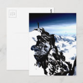 Bergbeker Achievement Snow Briefkaart (Voorkant / Achterkant)