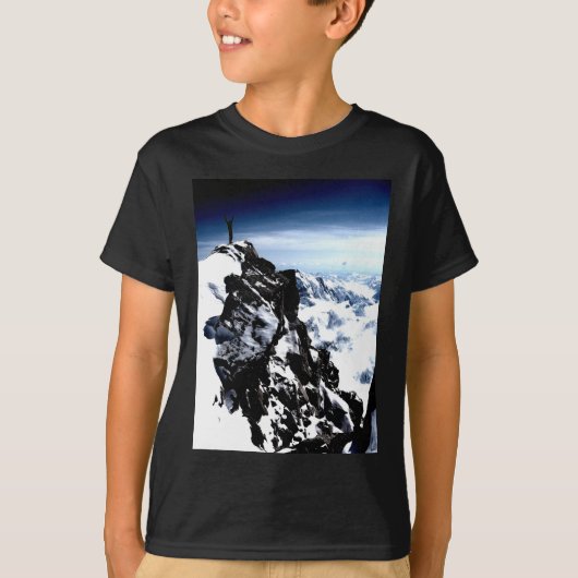 Bergbeker Achievement Snow T-shirt (Voorkant)