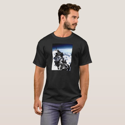 Bergbeker Achievement Snow T-shirt (Voorkant volledig)