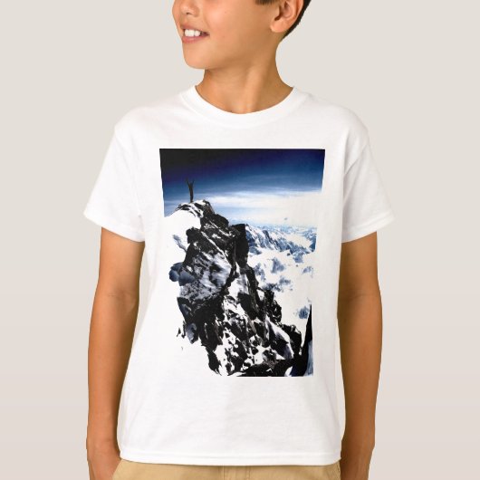 Bergbeker Achievement Snow T-shirt (Voorkant)