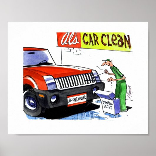 Bergbeker Dental Floss Poster (Voorkant)