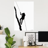 Bergbekers afdrukken poster (Thuiskantoor)