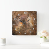 bergbekistingsklok van het heetsenhok vierkante klok (Huis)