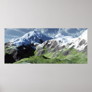 Bergbekken Poster