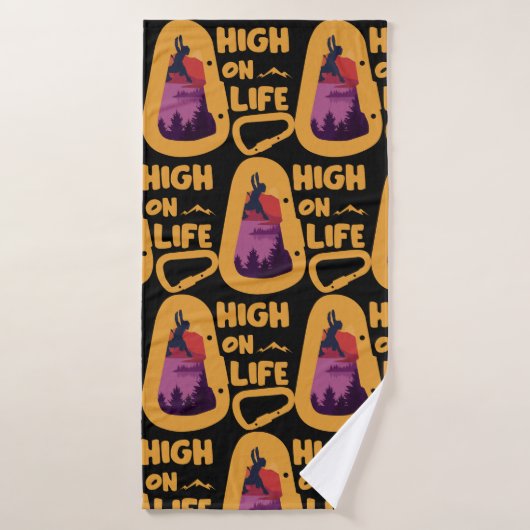 Bergbeklimmen Badhanddoek (Badhanddoek)