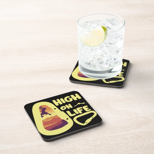 Bergbeklimmen Bier Onderzetter (Rechterzijde)