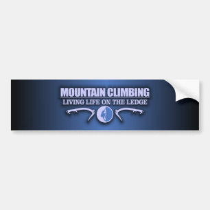 bergbeklimmen bumpersticker