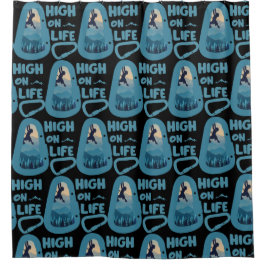 Bergbeklimmen Douchegordijn