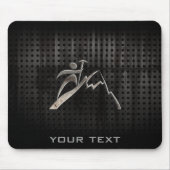 bergbeklimmen; Koel zwart Muismat (Voorkant)