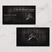 bergbeklimmen; Koel zwart Visitekaartje (Voorkant / Achterkant)