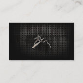 bergbeklimmen; Koel zwart Visitekaartje (Achterkant)