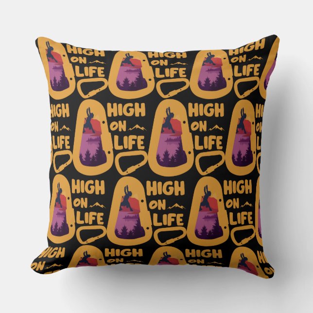 Bergbeklimmen Kussen (Voorkant)