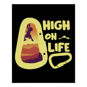 Bergbeklimmen Perfect Poster