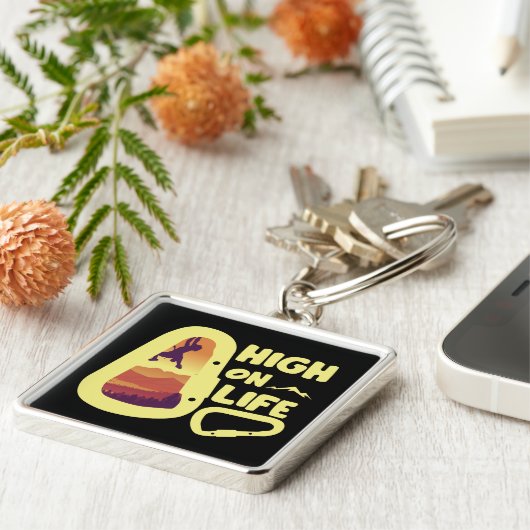 Bergbeklimmen Sleutelhanger (Zijkant)