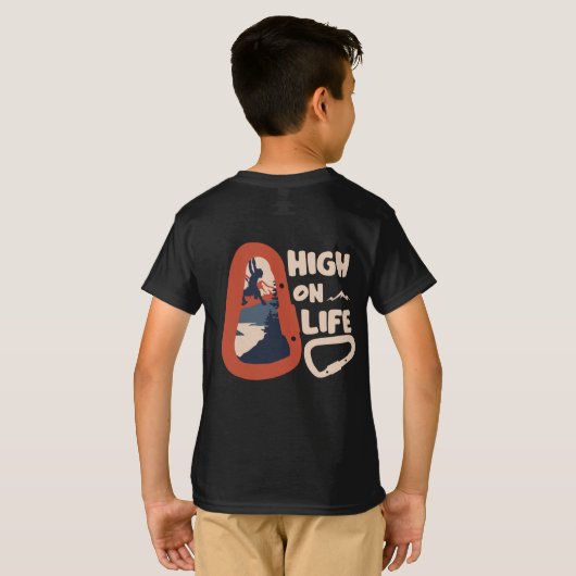 Bergbeklimmen T-shirt (Achterkant volledig)