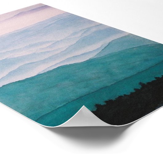 bergbeklimmen voor appalachen poster (Hoek)