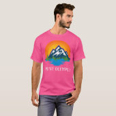 Bergbeklimmen Wandeltop Gift Mount Olympu T-shirt (Voorkant volledig)
