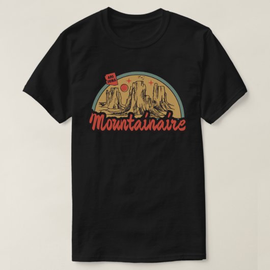 Bergbeklimmer, Arizona T-shirt (Design voorkant)